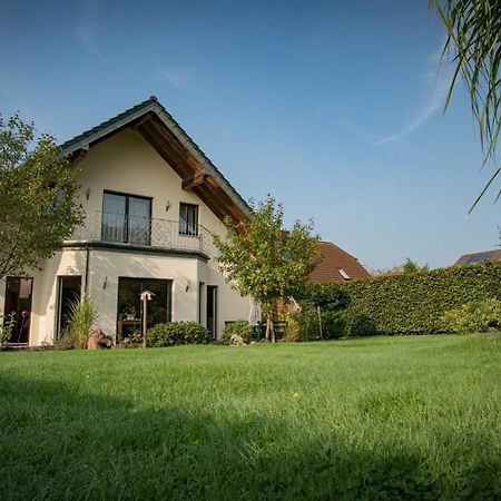 Ferienhaus Mountfrosch Mit Sauna Und Naturpool 蒙绍 外观 照片